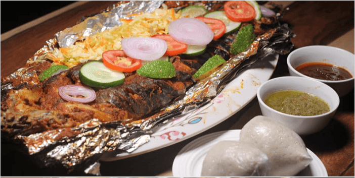 Banku with Catfish
