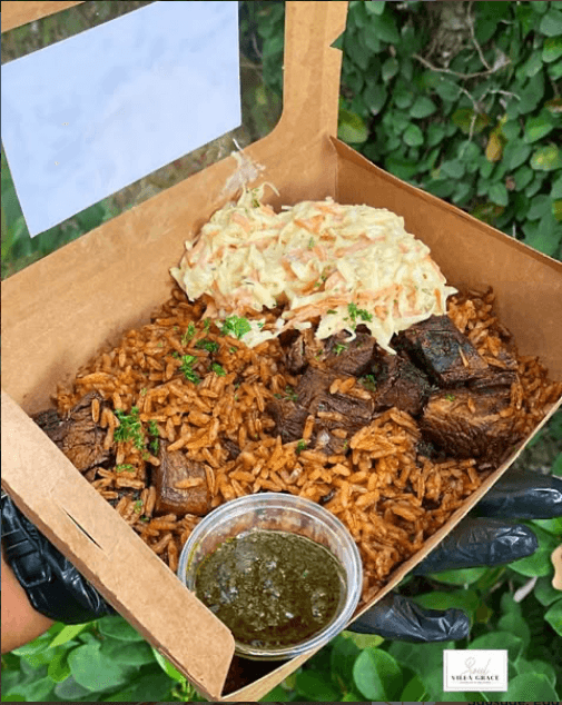 Spicy Jollof Rice with Beef