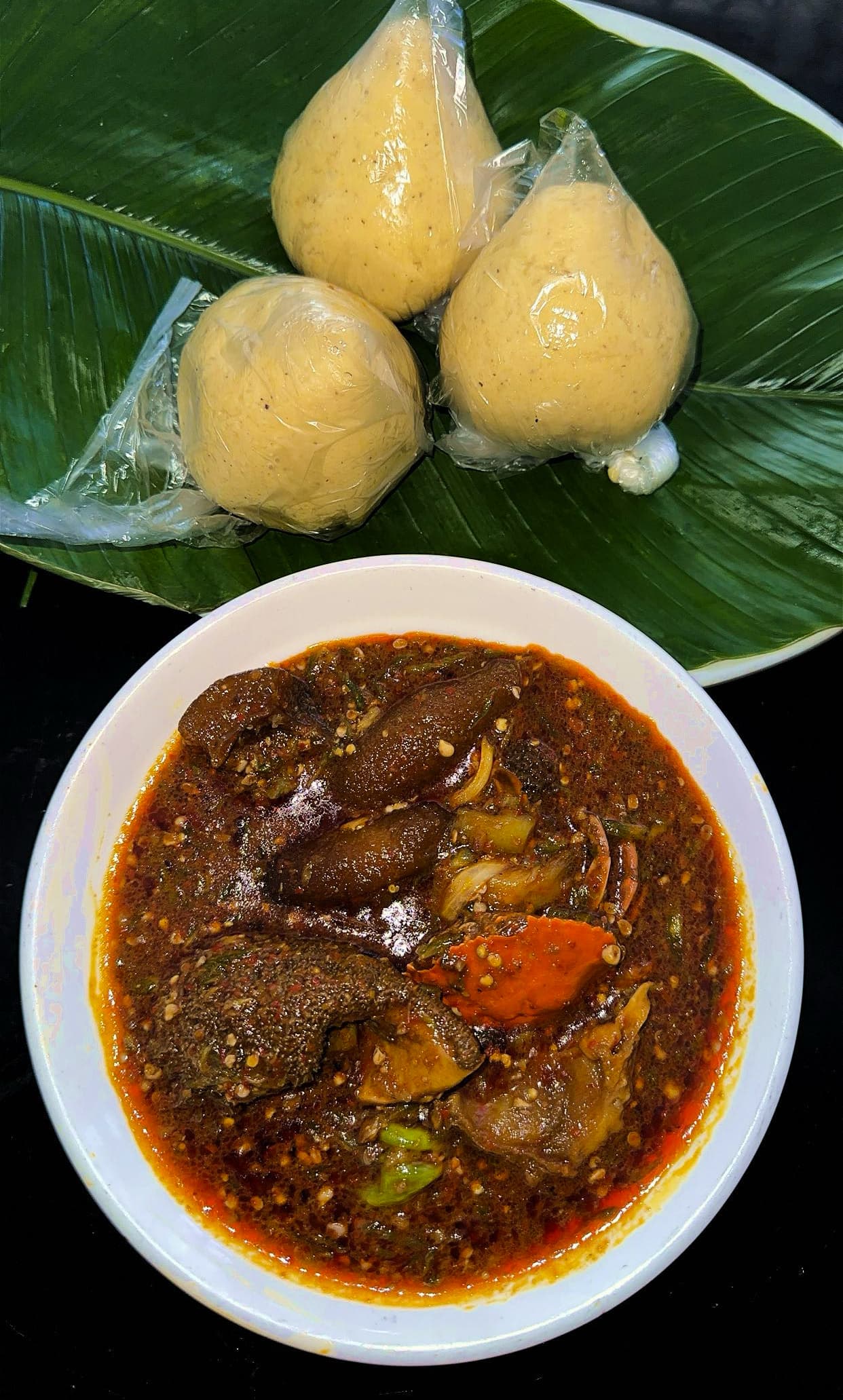 Banku and Okro